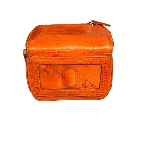 Walletbe ￼ small zip up wallet, orange - Picture 2 of 4